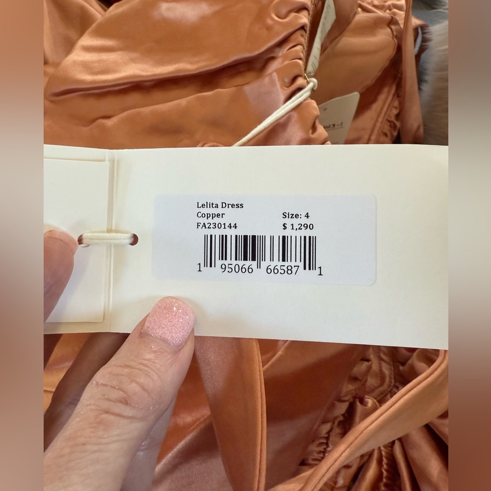 NWT Ulla Johnson Lelita Midi Dress in Copper Sz 4 $1240 - Picture 14 of 14